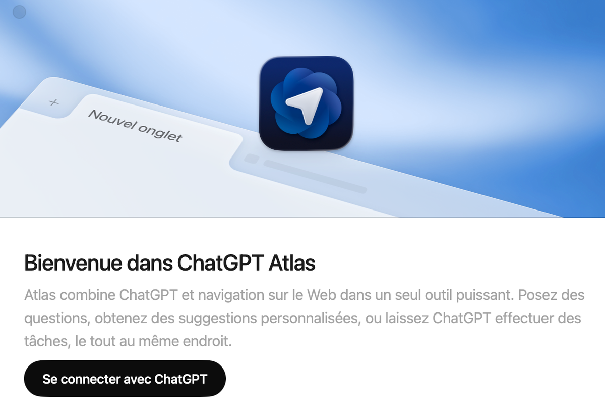 ChatGTP Atlas : OpenGPT veut conquérir le navigateur web